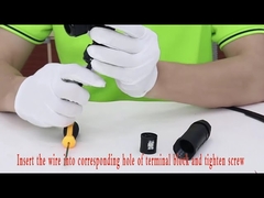 Y Tipe 3 Saluran 2 3 4 5 Pin Konektor Listrik Tahan Air Ip68 250v 16~24a