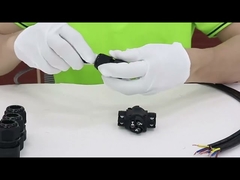 Konektor Tahan Air Ip68 Tipe X 4 Saluran 3 - Tiang Ideal Untuk Kabel 3 Pin