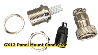 GX12 GX16 GX20 GX 25 Konektor colokan dan soket penerbangan