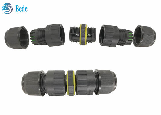 Underground IP68 Electrical Waterproof Cable Connectors 2 Channel  2~3 Pins M16 Outdoor
