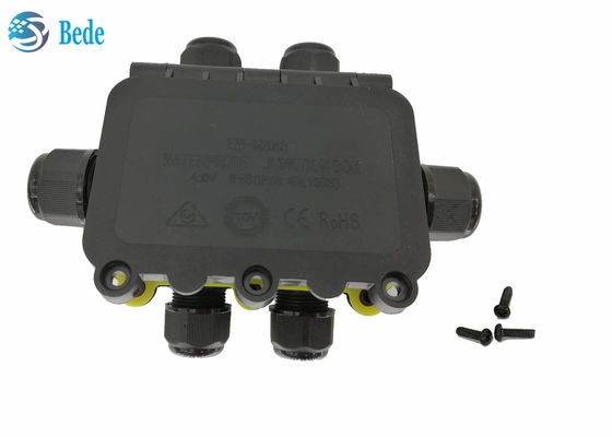 IP68 Waterproof Junction Box Weatherproof Outdoor Kabel kabel Box 6 Saluran 450V