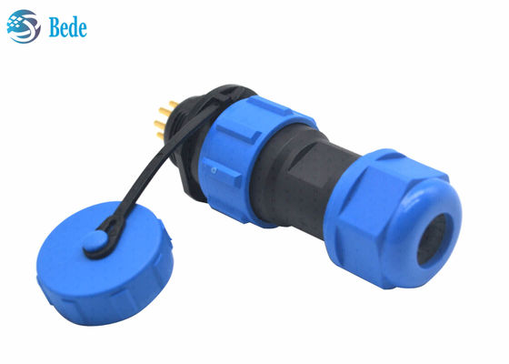Konektor Kabel Tahan Air Pemasangan Panel IP68 M21 Penerbangan 2 3 4 5 5C 7 9 12 Pin