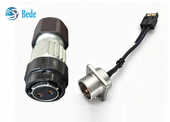 Amphe-OBTS Series Power Connector 2 Way 48V DC Plug C10-730511-Z2S / Z2P Untuk Cell Tower