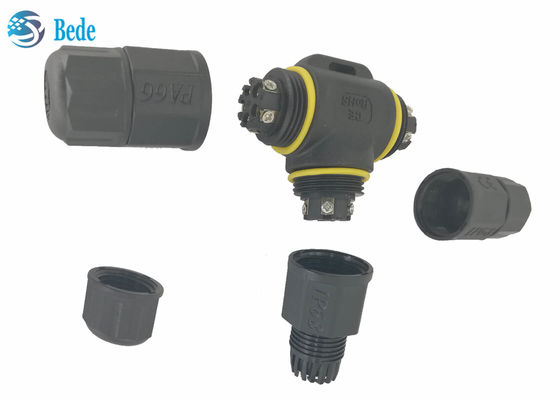 Kotak Persimpangan Kabel Konektor Listrik Tahan Air Tipe T 5 Pin IP68 5 Pin