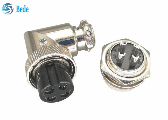 Pesawat Gx16 4 Pin Connector Set Plug And Socket Kits Elbow Panel Mount Connector