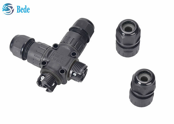 Konektor Tahan Air Ip68 Tipe X 4 Saluran 3 - Tiang Ideal Untuk Kabel 3 Pin