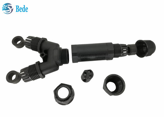 Kotak persimpangan bawah tanah tipe Y untuk kabel 2 atau 3 atau 4 pin tahan air dan kelembaban