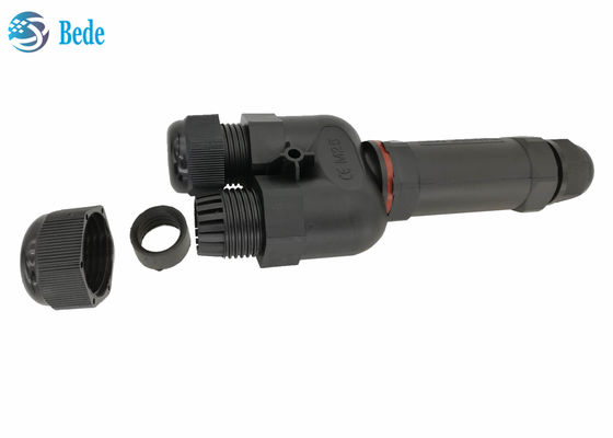 Y Tipe 3 Saluran 2 3 4 5 Pin Konektor Listrik Tahan Air Ip68 250v 16~24a