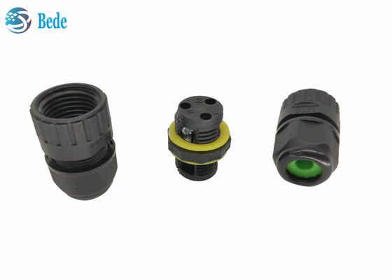 Ip68 M20 2 Pin Waterproof Wire Connector 3 4 5 6 Pin 2 Pole Untuk Penggunaan Luar Ruang Dan Dibawah Air