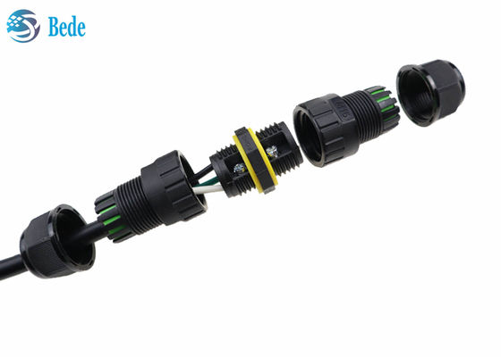 Ip68 M20 2 Pin Waterproof Wire Connector 3 4 5 6 Pin 2 Pole Untuk Penggunaan Luar Ruang Dan Dibawah Air