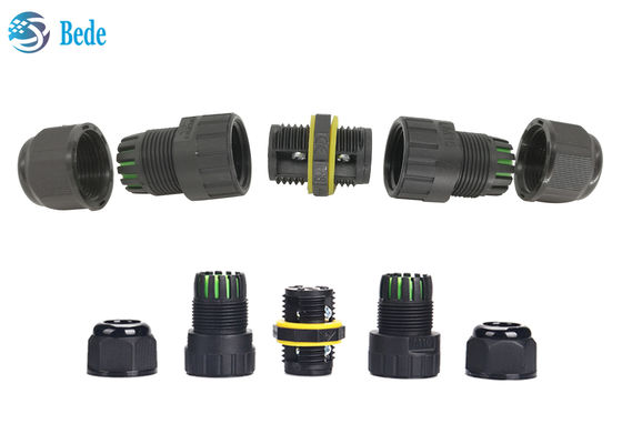 Ip68 M20 2 Pin Waterproof Wire Connector 3 4 5 6 Pin 2 Pole Untuk Penggunaan Luar Ruang Dan Dibawah Air