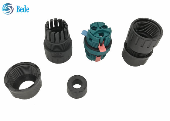 Konektor Kabel Tahan Air M20 Quick Wiring 3 Pin 2 Channel 450V 17.5A konektor tahan air ip68 2 pin