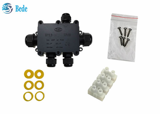 Kotak Penghubung Listrik Tahan Air 2 3 4 5 6 Saluran 450V untuk lampu jalan