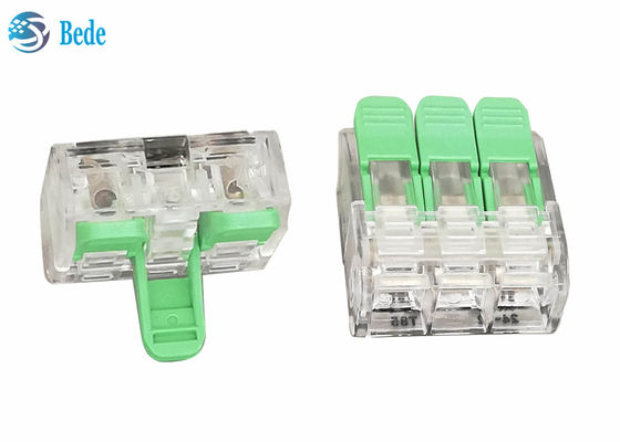 Lever Wire Splicing Connector Quick Terminal Blocks 3 cara 450V 32A OJ263