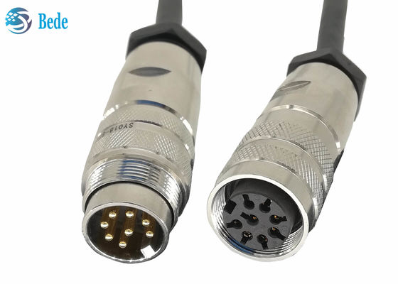 Kabel RET Pria ke Wanita 10 Meter Panjang 8 Konduktor MCU ke RCU IP67