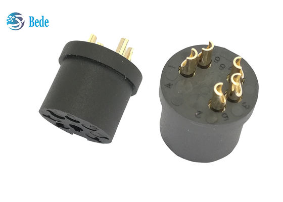 Rakitan Konektor AISG A3 Gaya C485 Ujung Betina 8 Pin 5 Konektor Berlapis Emas