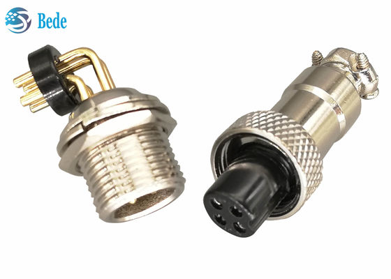 2 4 Pin Gx12 3 Pin Connector PCB Soldering 90 derajat Pin 3A 200V