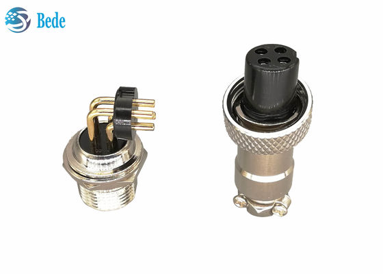 2 4 Pin Gx12 3 Pin Connector PCB Soldering 90 derajat Pin 3A 200V