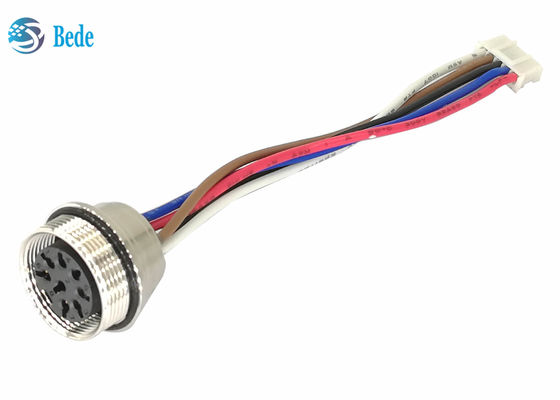 Kontak Betina ke Terminal Crimp 5 Pin Kabel AISG RET AISG IP67 Pemasangan Panel Belakang