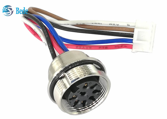 Kontak Betina ke Terminal Crimp 5 Pin Kabel AISG RET AISG IP67 Pemasangan Panel Belakang