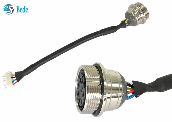 8 Pin Wanita Kontak AISG RET Kabel Untuk 6 Pin Crimp Terminal