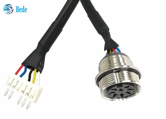 8 Pin Wanita Kontak AISG RET Kabel Untuk 6 Pin Crimp Terminal