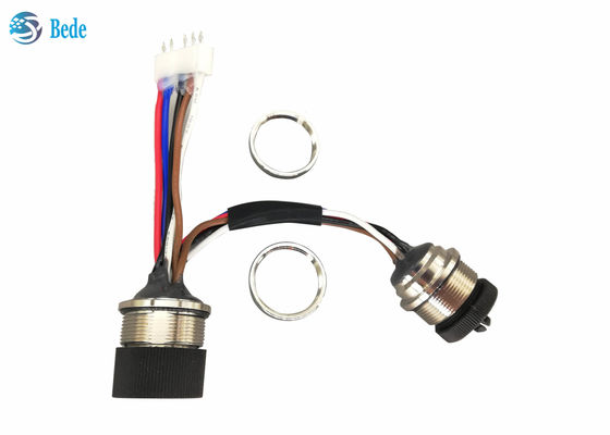 AISG Inner RET Control Cables Pria ke Wanita Dan SCN2.54-6P Plug IP67