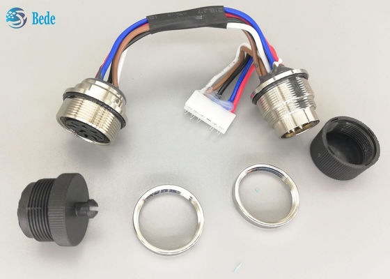 AISG Inner RET Control Cables Pria ke Wanita Dan SCN2.54-6P Plug IP67