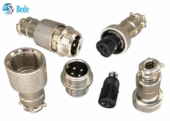 4~7A 200V Cable To Cable Docking GX16 Aviation Connector 2~10 Pin