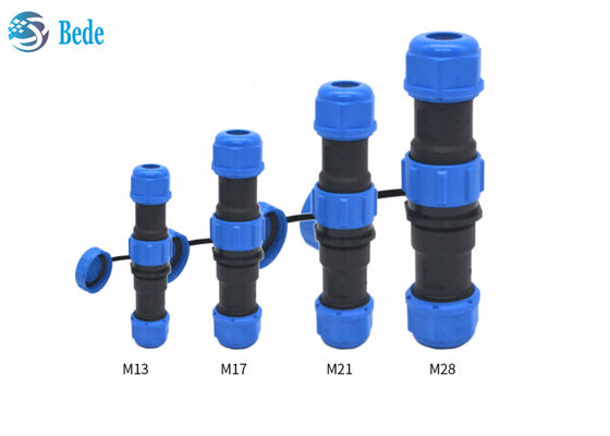 M13 Waterproof Cable To Cable Docking Connector 2 3 4 5 6 7 9 Pin