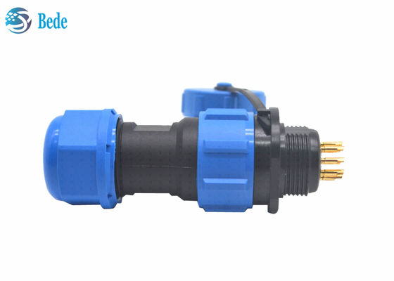 Konektor Kabel Tahan Air Pemasangan Panel IP68 M21 Penerbangan 2 3 4 5 5C 7 9 12 Pin