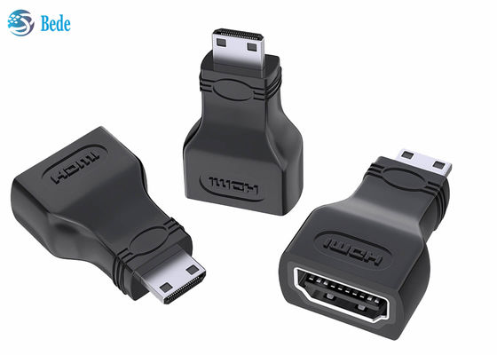 Mini HDMI Plated Gold Untuk HDMI Standar Kopler 4K Kompatibel Untuk Kamera Camcorder