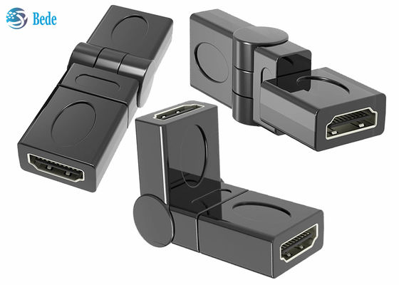 Extension Gold Plated Female To Female HDMI Coupler 90 180 270 360 Deg Adjustable