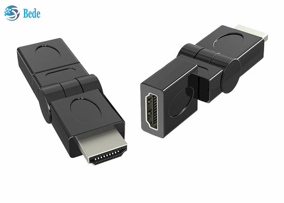 Adaptor Putar HDMI Laki-laki Ke Perempuan Berlapis Emas 90 180 270 360 Derajat
