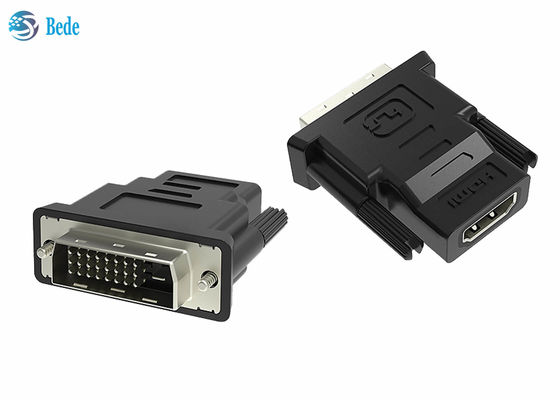DVI Adapters DVI-D 24+1 Male To HDMI Female Connectors 1688MB/s High Definition