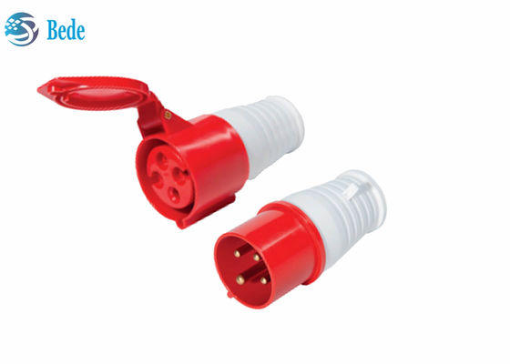 Konektor/Steker Industri 16A 4pin Tahan Air Pria Wanita 380-415V