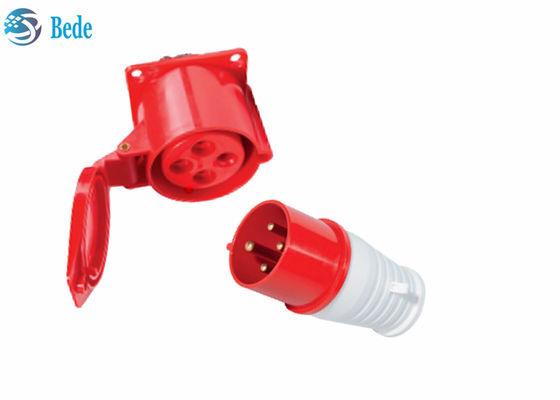 Konektor/Steker Industri 16A 4pin Tahan Air Pria Wanita 380-415V
