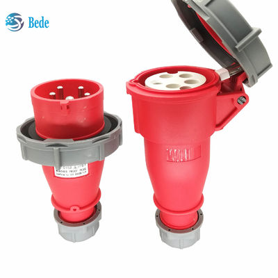 Steker & Soket Industri 3P+N+E 5 Pin IP67 AC220-415V 16 Dan 32 Amp Tipe Docking