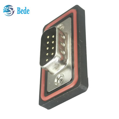 Ketahanan suhu ekstrim D Sub 9 Konektor pria untuk lingkungan yang keras