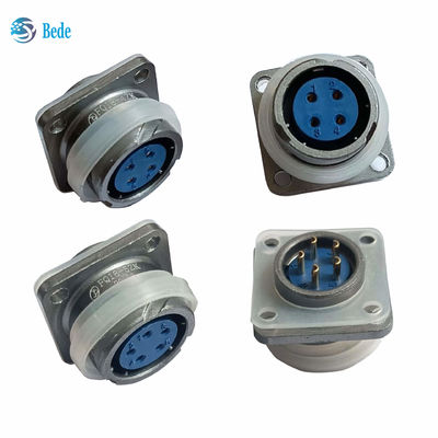 Konektor Industri Militer Tahan Air Seri FQ 18 2~7 Pin dan 12 Pin