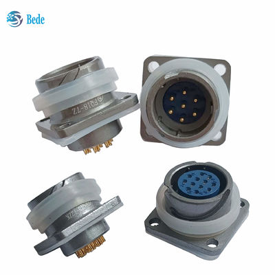 Konektor Industri Militer Tahan Air Seri FQ 18 2~7 Pin dan 12 Pin