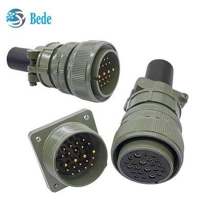 MIL-C-5015 Connector MS3100 Wall Mounting Receptacle Amphenol Connectors