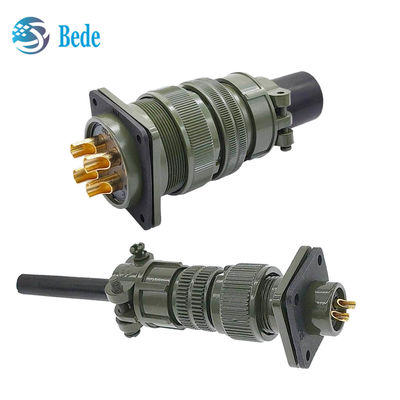 Konektor Bundar Tugas Berat MIL-C-5015 Standar MS-3102 Soket Dudukan Kotak