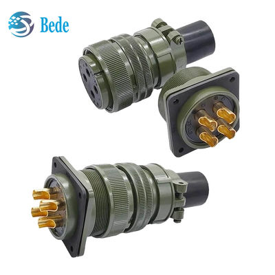 Konektor Bundar Tugas Berat MIL-C-5015 Standar MS-3102 Soket Dudukan Kotak