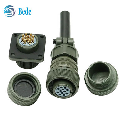 MIL-C-5015-MS3106 Konektor Sirkular Militer Colokan Lurus Tahan Air IP68