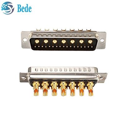 24W7 DB Hybrid Connector Series Mixed Power-Signal Transmission Straight Pins