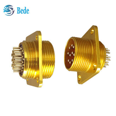 Russian Standard PC Series MIL Konektor Bulat Kabel Colokan Dengan Ekor Dan Soket