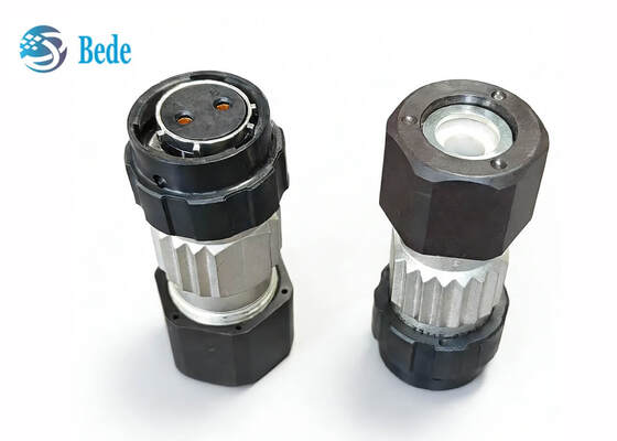 Amphe-OBTS Series Power Connector 2 Way 48V DC Plug C10-730511-Z2S / Z2P Untuk Cell Tower