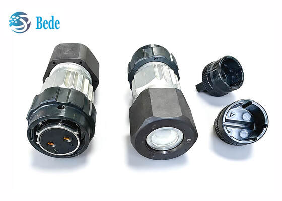 Amphe-OBTS Series Power Connector 2 Way 48V DC Plug C10-730511-Z2S / Z2P Untuk Cell Tower