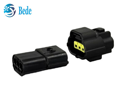 3 Pin Perumahan Konektor Otomotif Steker dan Soket Konektor Kawat-ke-Kawat Hitam 174357-2 174359-2